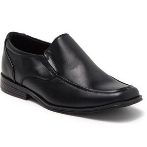 Nordstrom Rack Boys Kids Black Loafer Dress Shoes Size 1 M